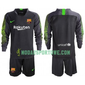 Koszulka FC Barcelona Bramkarska Dziecięcy Wyjazdowe Stroje Piłkarskie 2019/20 Długi Rękaw